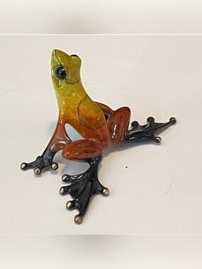 Tim Cotterill Frogman EMBER Signed Bronze Frog Sculpture 2399/5000